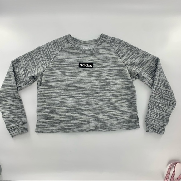 Adidas Cropped Essentials Light Weight Sweatshirt - Picture 2 of 10